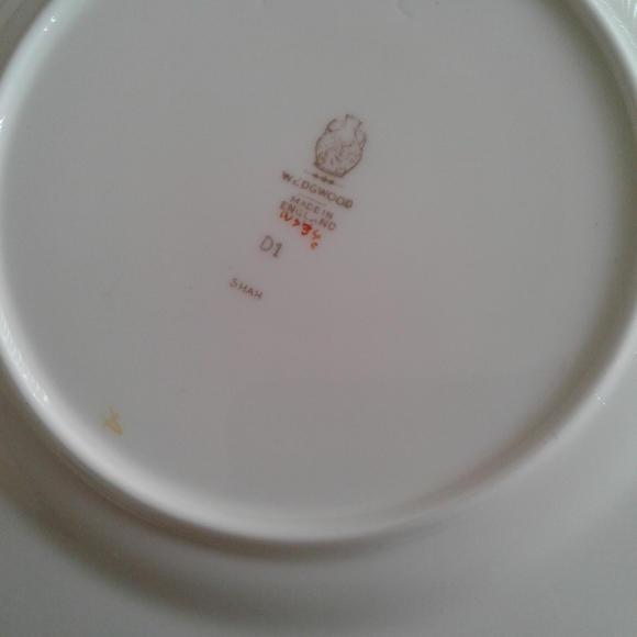 Set of 6 Vintage Wedgewood Dinner Plates 10 3/4" - Picture 8 of 9